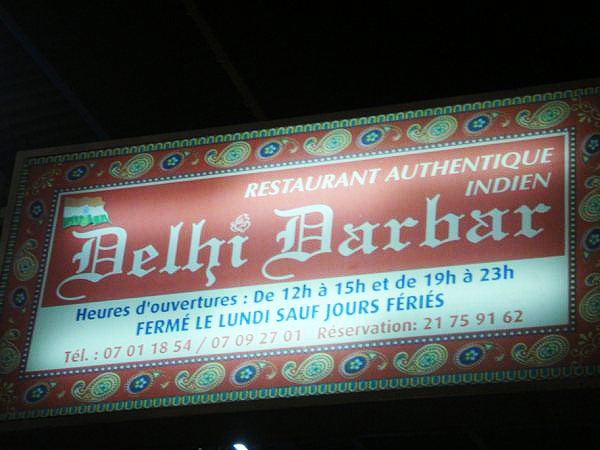 Delhi Darbar - Restaurant Authentique Indien